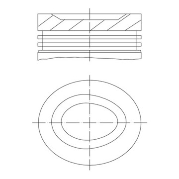 Píst MAHLE ORIGINAL 681 08 02