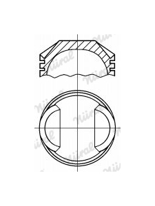 Píst NÜRAL 87-107100-30