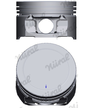 Píst NÜRAL 87-139407-00