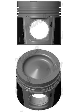 Píst NÜRAL 87-437500-00