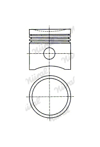 Píst NÜRAL 87-522314-00