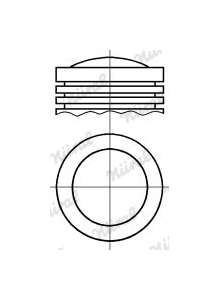 Píst NÜRAL 87-524007-00