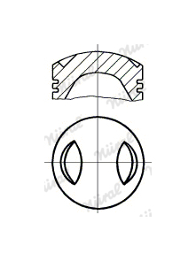 Píst NÜRAL 87-527200-00