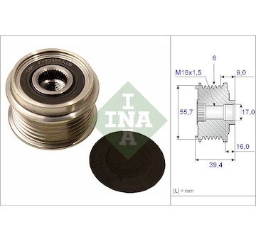 Předstihová spojka INA 535 0060 10