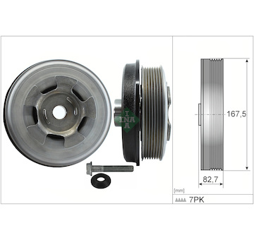 Řemenice, klikový hřídel INA 544 0601 20