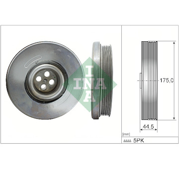 Řemenice, klikový hřídel INA 544 0604 10
