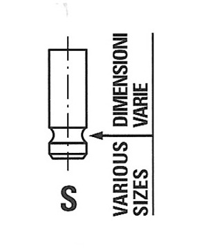 Sací ventil FRECCIA R6314/SNT