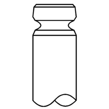 Sací ventil MAHLE ORIGINAL 039 VE 30976 000