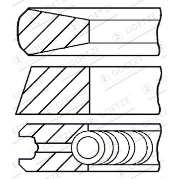 Sada pístních kroužků GOETZE ENGINE 08-325507-00
