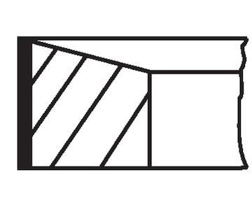 Sada pístních kroužků MAHLE ORIGINAL 013 RS 10104 0N2