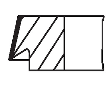 Sada pístních kroužků MAHLE ORIGINAL 205 45 N0