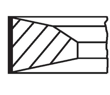 Sada pístních kroužků MAHLE ORIGINAL 286 RS 10011 0N0