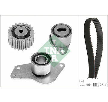 Sada rozvodového řemene INA 530 0185 10