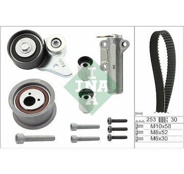 Sada rozvodového řemene INA 530 0452 10