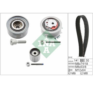 Sada rozvodového řemene INA 530 0463 10