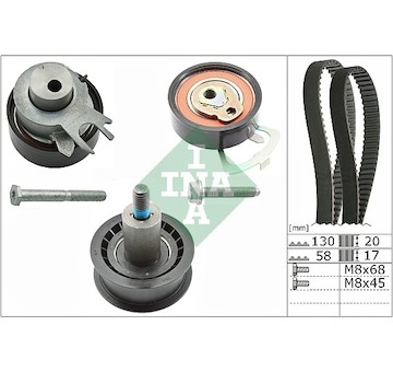 Sada rozvodového řemene INA 530 0538 10