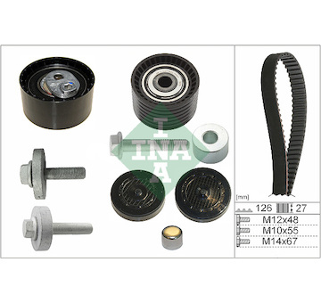 Sada rozvodového řemene INA 530 0638 10