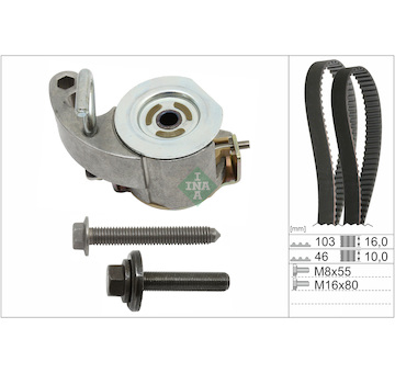 Sada rozvodového řemene INA 530 0945 10
