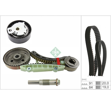 Sada rozvodového řemene INA 530 0950 11