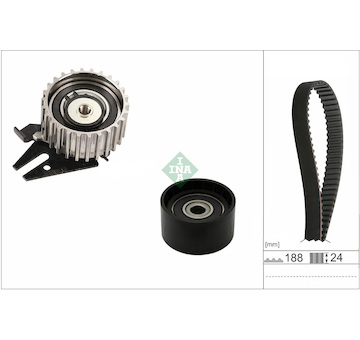 Sada rozvodového řemene INA 530 0968 10