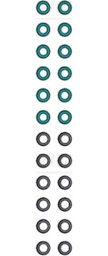 Sada těsnění, dřík ventilu VICTOR REINZ 12-28637-01