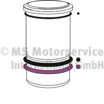Sada těsnění válce, o-kroužky KOLBENSCHMIDT 50007892