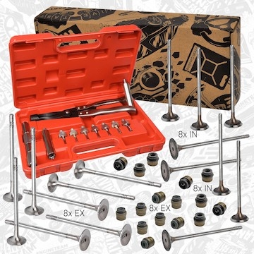 Sada ventilů, sací/výfukový ventil ET ENGINETEAM VS0035VR2