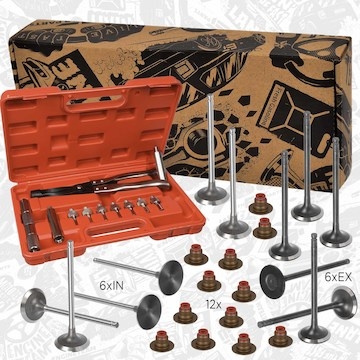 Sada ventilů, sací/výfukový ventil ET ENGINETEAM VS0043VR2