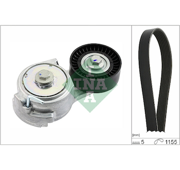 Sada žebrovaných klínových řemenů INA 529 0011 10