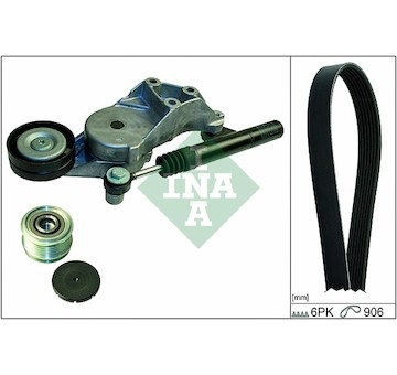 Sada žebrovaných klínových řemenů INA 529 0094 10