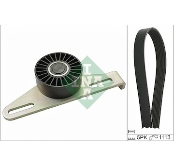 Sada žebrovaných klínových řemenů INA 529 0145 10