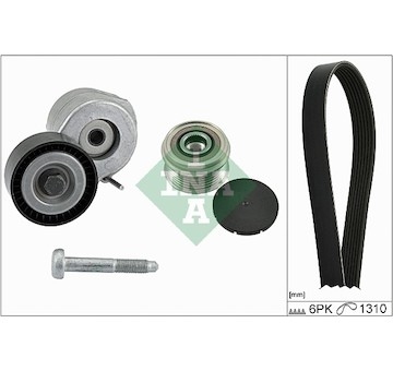 Sada žebrovaných klínových řemenů INA 529 0179 10