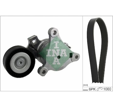 Sada žebrovaných klínových řemenů INA 529 0214 10