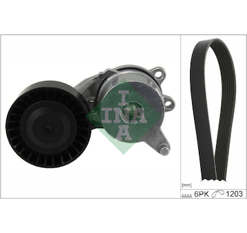 Sada žebrovaných klínových řemenů INA 529 0262 10