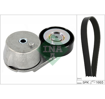 Sada žebrovaných klínových řemenů INA 529 0454 10