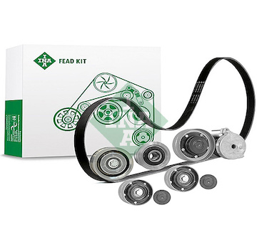 Sada žebrovaných klínových řemenů INA 529 4191 10