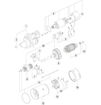 Startér MAHLE ORIGINAL MS 242