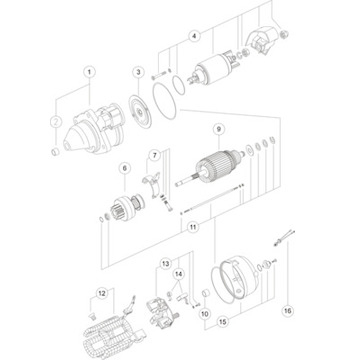 Startér MAHLE ORIGINAL MS 366