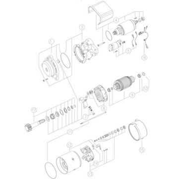 Startér MAHLE ORIGINAL MS 425