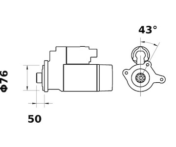 Startér MAHLE ORIGINAL MS 52