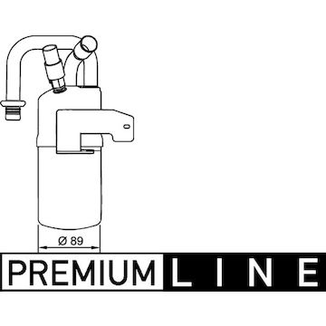 Sušárna, klimatizace MAHLE ORIGINAL AD 274 000P