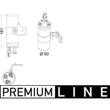 Sušárna, klimatizace MAHLE ORIGINAL AD 6 000P