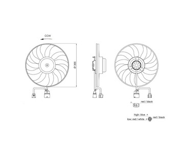 Větrák, chlazení motoru MAHLE ORIGINAL CFF 701 000S
