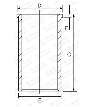 Vložený válec GOETZE ENGINE 14-021170-00