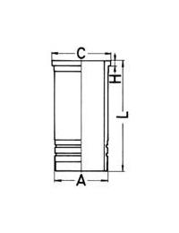 Vložený válec KOLBENSCHMIDT 89940110