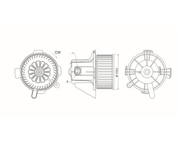 vnitřní ventilátor MAHLE ORIGINAL AB 32 000S
