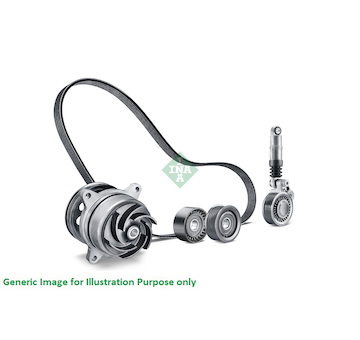 Vodní pumpa + klínový žebrový řemen INA 529 0340 30