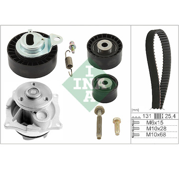 Vodní pumpa + sada ozubeného řemene INA 530 0102 31