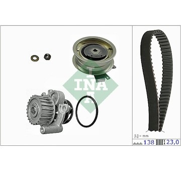 Vodní pumpa + sada ozubeného řemene INA 530 0171 30