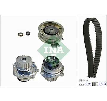 Vodní pumpa + sada ozubeného řemene INA 530 0171 31